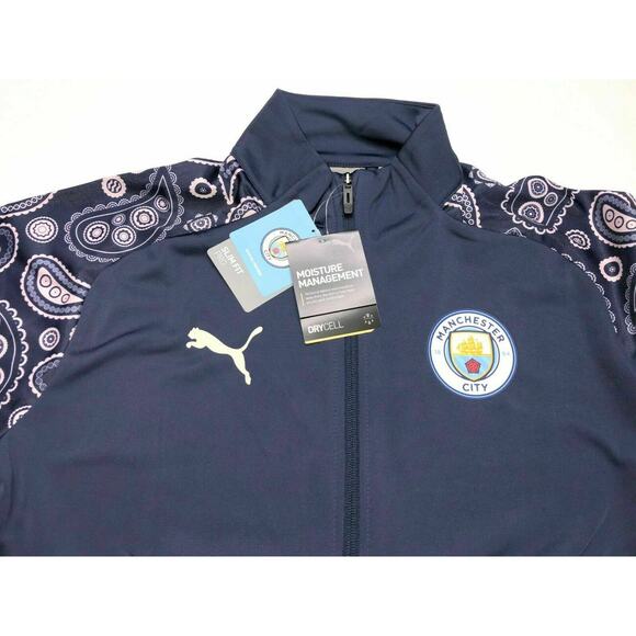 Puma Manchester City Full Zip Soccer Training Jacket Men's 758033-09 Size-S NWT - Picture 5 of 12